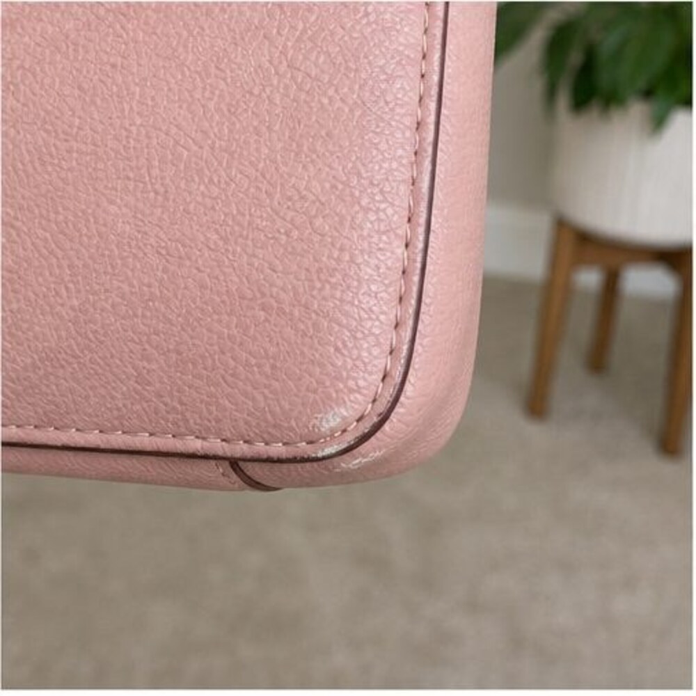 Burgundy Vegan Leather Bag - Picture 5 of 6